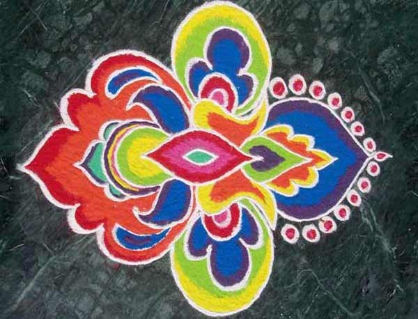 holi special rangoli