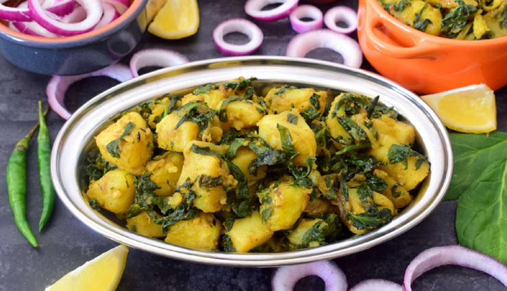 aloo palak recipe,recipe,recipe in hindi,special recipe