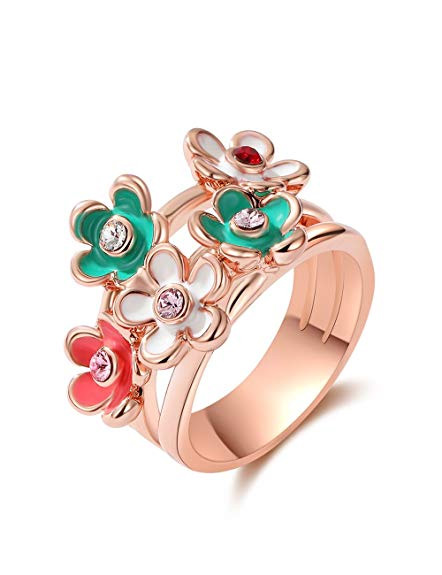 trending women rings,trending rings,colorful flower ring,heavy leaf ring,2 finger leaf ring,multicolored mirror ring,simple leaf band ring,fashion tips ,महिलाओं का फैशन, फैशन टिप्स, ट्रेंडी रिंग्स, शादियों में  फैशन 