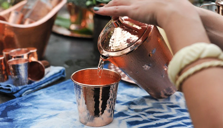 copper vessel water benefits,drinking water from copper vessel,advantages of copper water,health benefits of copper water,copper water side effects,is copper water safe,benefits of drinking water in copper container,copper water benefits for health