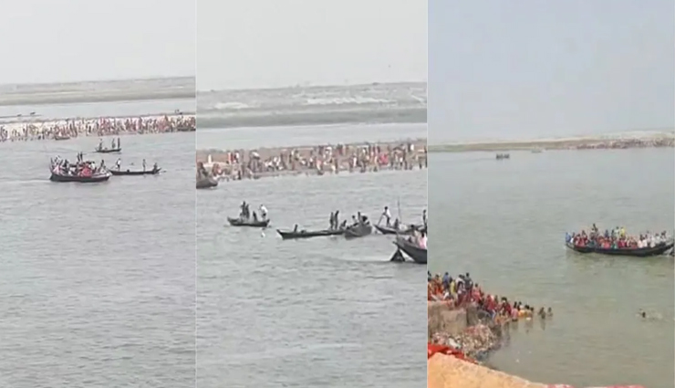 पटना: 17 लोगों को ले जा रही नाव गंगा में पलटी, 6 लापता, 11 तैरकर पहुँचे किनारे