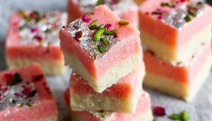 gulab nariyal barfi,gulab nariyal barfi ingredients,gulab nariyal barfi recipe,gulab nariyal barfi tasty,gulab nariyal barfi delicious,gulab nariyal barfi festival,gulab nariyal barfi special occasion,gulab nariyal barfi guest