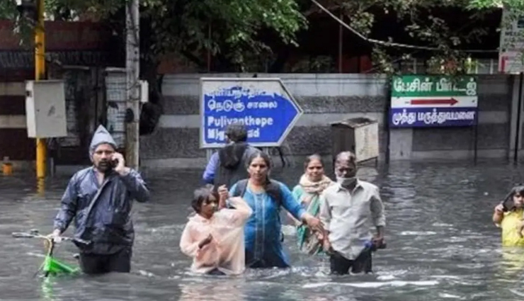 IMD ने की घोषणा, तमिलनाडु और चेन्नई में 2-3 दिनों तक होगी भारी बारिश, भारतीय रेलवे ने बदला ट्रेनों का रूट, कई रद्द
