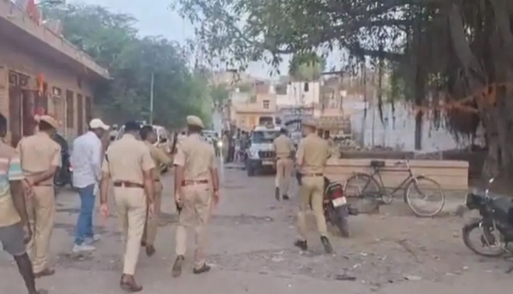 section 144 imposed in jodhpur,violence erupted,stones were pelted,a shop was burnt,two policemen were injured