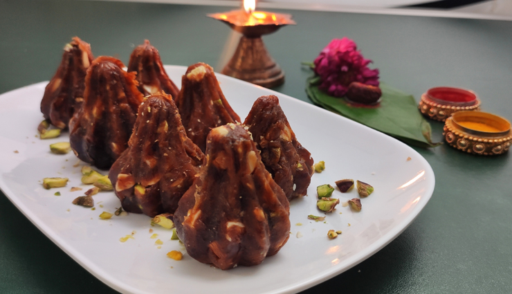 sugar free khajoor modak recipe,recipe,recipe in hindi,special recipe,ganesh chaturthi 2022