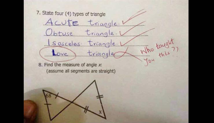 humor answer sheets of kids,viral answer-sheets on internet