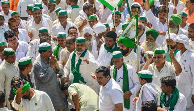 farmer agitation delhi,kisan kranti padyatra,rakesh tikait,farmers ,किसान क्रांति यात्रा