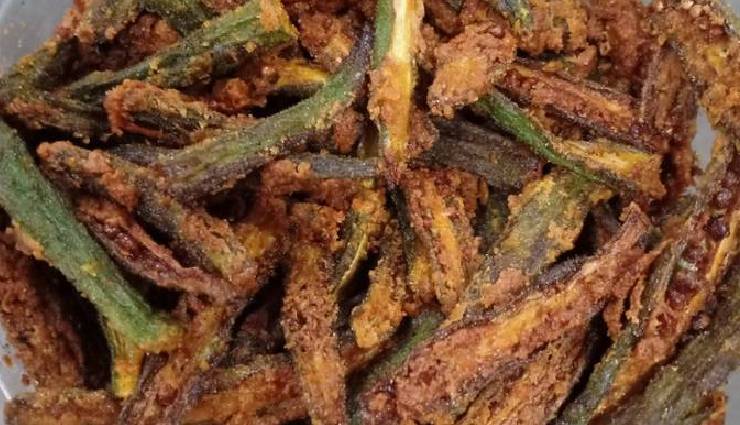 kurkuri bhindi,kurkuri bhindi recipe,kurkuri bhindi ingredients,kurkuri bhindi rainy season,delicious kurkuri bhindi,crispy ladyfinger