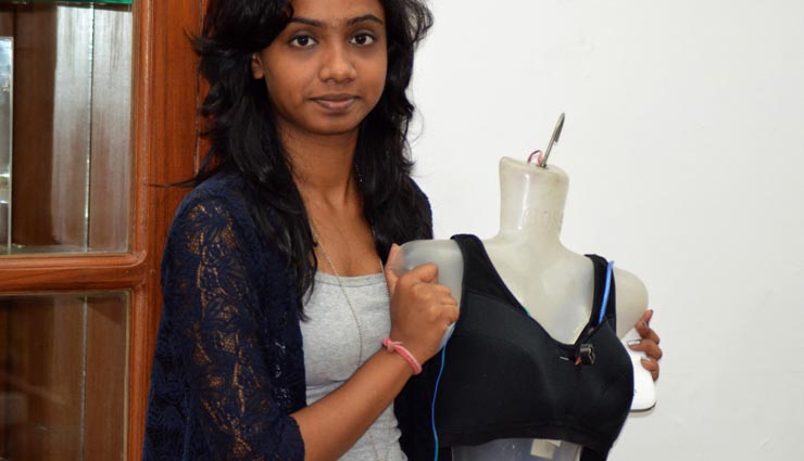 maneesha mohan invent sensor bra to stop rape,sensor bra,rape free bra,anti rape bra