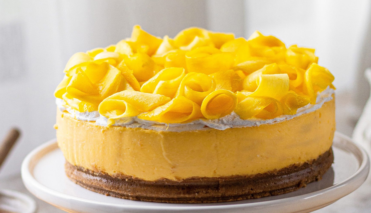 Recipe- Delicious No Bake Mango Cheesecake 