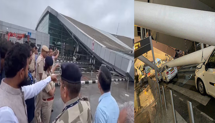 दिल्ली हवाई अड्डे के T1 की छत गिरने की आलोचना के बीच मंत्री ने कहा, 2009 में बना था
