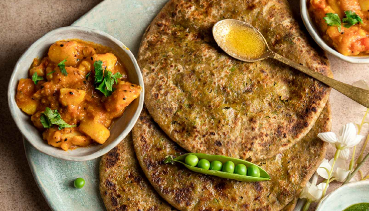 Recipe- Mouthwatering Matar Paratha
