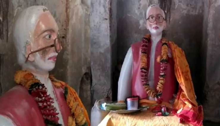 उत्तर प्रदेश : नमो मंदिर पर हमला, प्रधानमंत्री नरेंद्र मोदी की मूर्ति को किया क्षतिग्रस्त