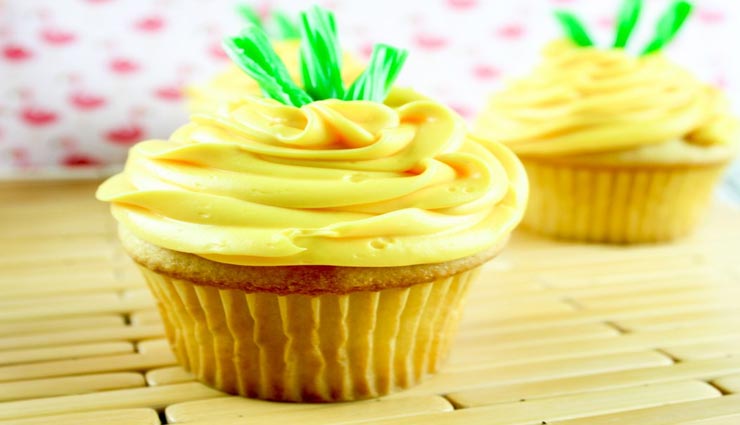 pineapple cupcakes recipe,recipe,recipe in hindi,cupcakes recipe ,पाइनऐप्पल कप केक रेसिपी, रेसिपी, रेसिपी हिंदी में, कप केक रेसिपी