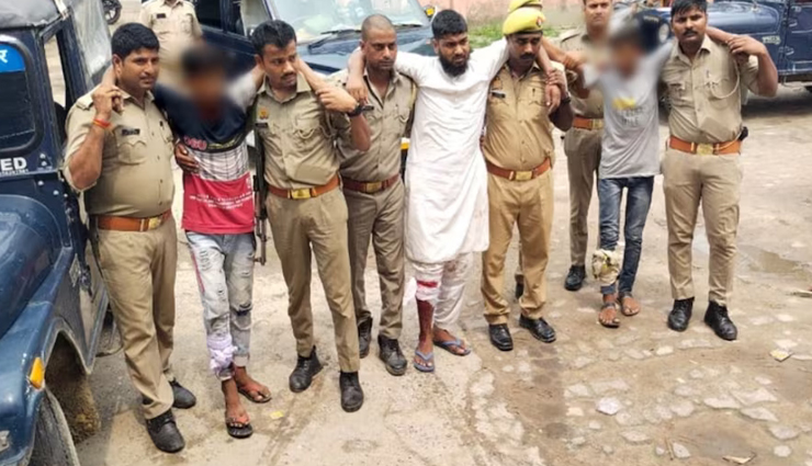 लड़की का दुपट्टा खींचने वाले आरोपियों को पुलिस ने मारी गोली, दो घायल, एक का टूटा पैर 