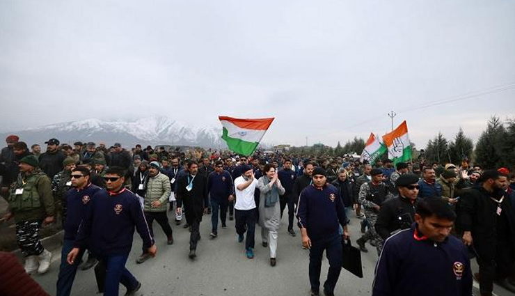 भारत जोड़ो यात्रा: आज श्रीनगर के लाल चौक में तिरंगा फहराएंगे राहुल गांधी,  पूरा इलाका सील 