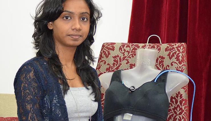 maneesha mohan invent sensor bra to stop rape,sensor bra,rape free bra,anti rape bra