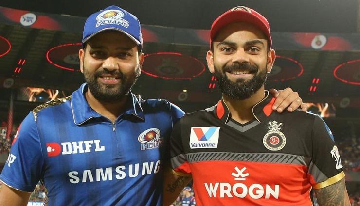 RCB vs MI : भारतीय कप्तान और उपकप्तान के बीच होगा आज मुकाबला, कौन पड़ेगा किस पर भारी