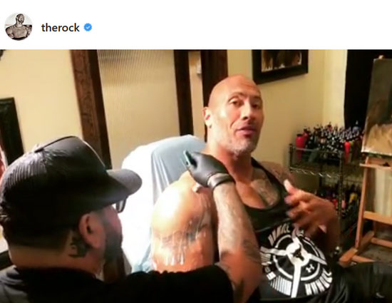 The Rock gives his signature bull tattoo a gigantic badass update   Mashable