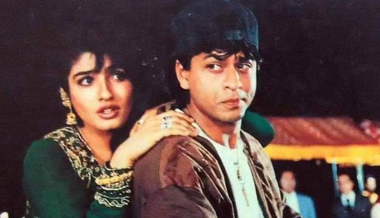 shahrukh khan,superstar shahrukh khan,shahrukh dubai,shahrukh video,raveena tandon,actress raveena tandon,shahrukh raveena