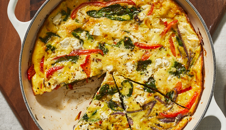 Recipe- Loaded With Fresh Herbs Spring Vegetable Frittata - lifeberrys.com