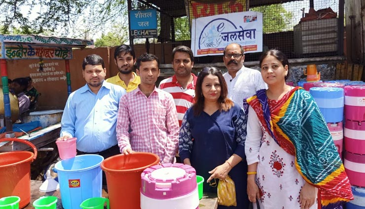 जयपुर : सामाजिक संस्थाओं व कार्यकर्ताओं के सहयोग से जलसेवा आयोजन की हुई शुरुआत