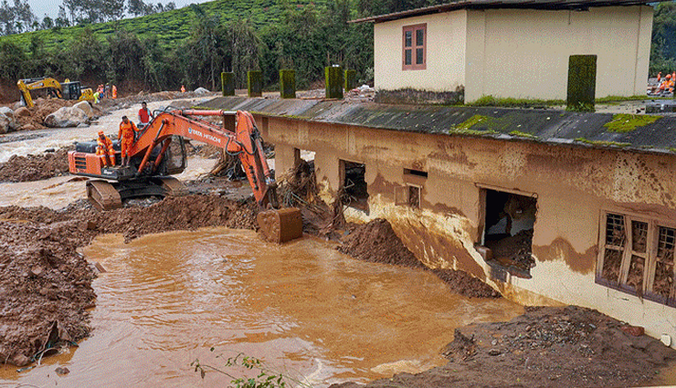 wayanad landslide,rescue operation